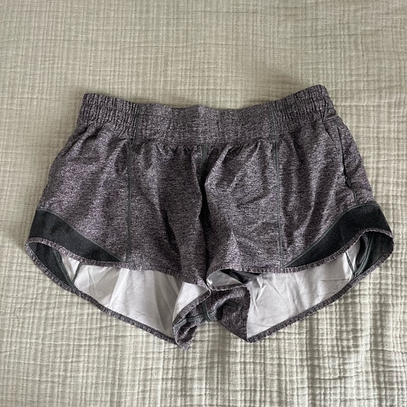 Grey Lululemon hotty hot Shorts - Picture 1 of 3